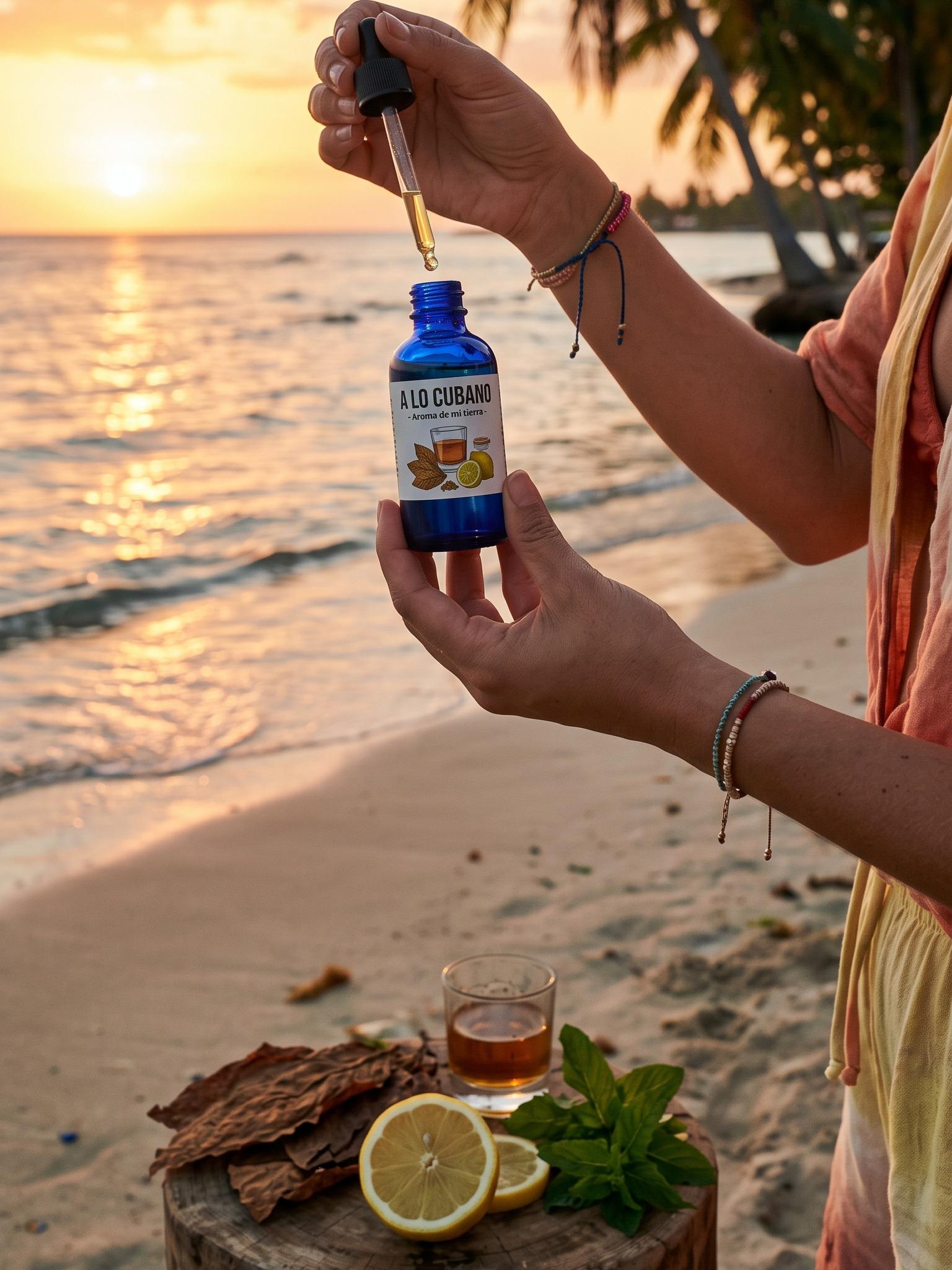 A Lo Cubano Aroma de mi tierra Tabaco Ron Miel Limon Hierbabuena Fragrance Oil for Home Aromatherapy
