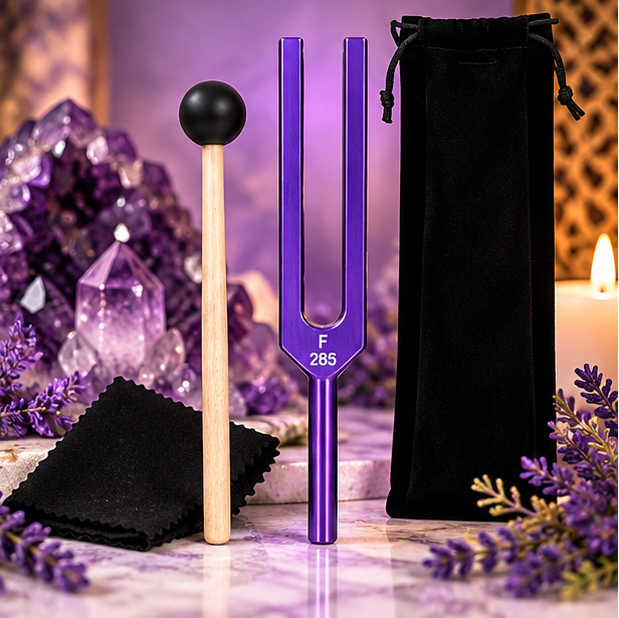 Diapasón 285 Hz · Morado