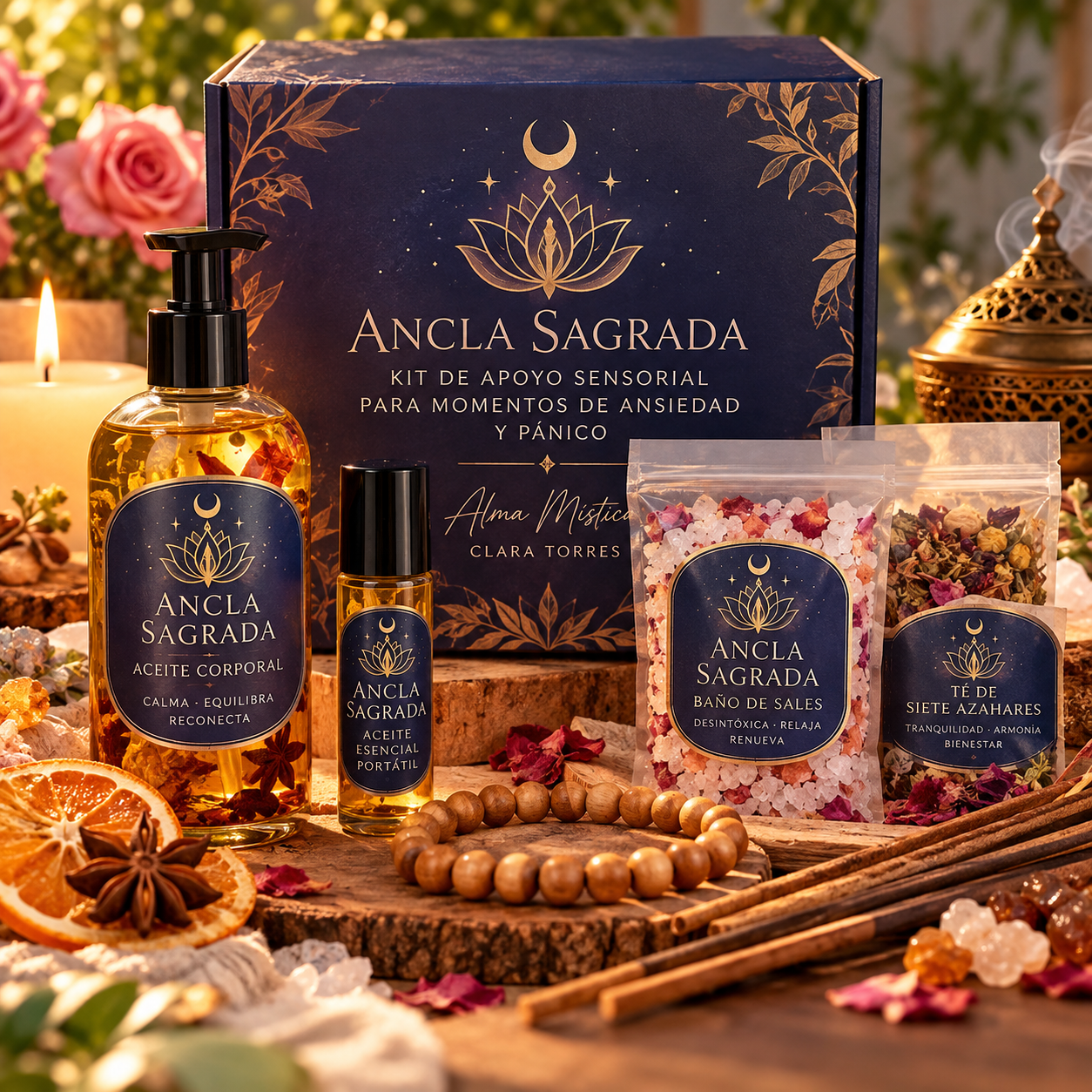 Kit Ancla Sagrada_ Ritual de Calma Ancla Sagrada